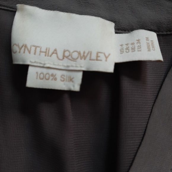 Cynthia Rowley Silk Sleeveless Tie Waist Dress - Picture 4 of 8